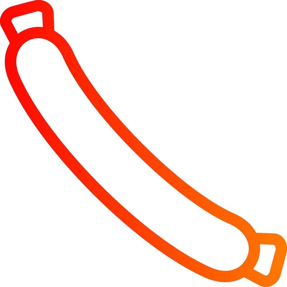 Sausage Colorful Icon vector