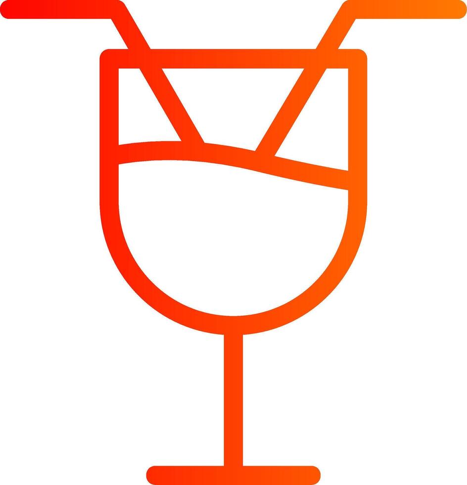Milkshake Colorful Icon vector