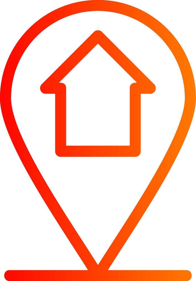 Home Location Colorful Icon vector