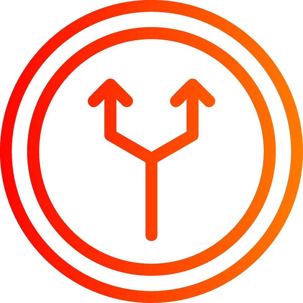 Junction Colorful Icon vector