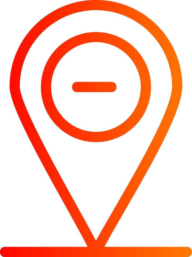 Pin Location Colorful Icon vector