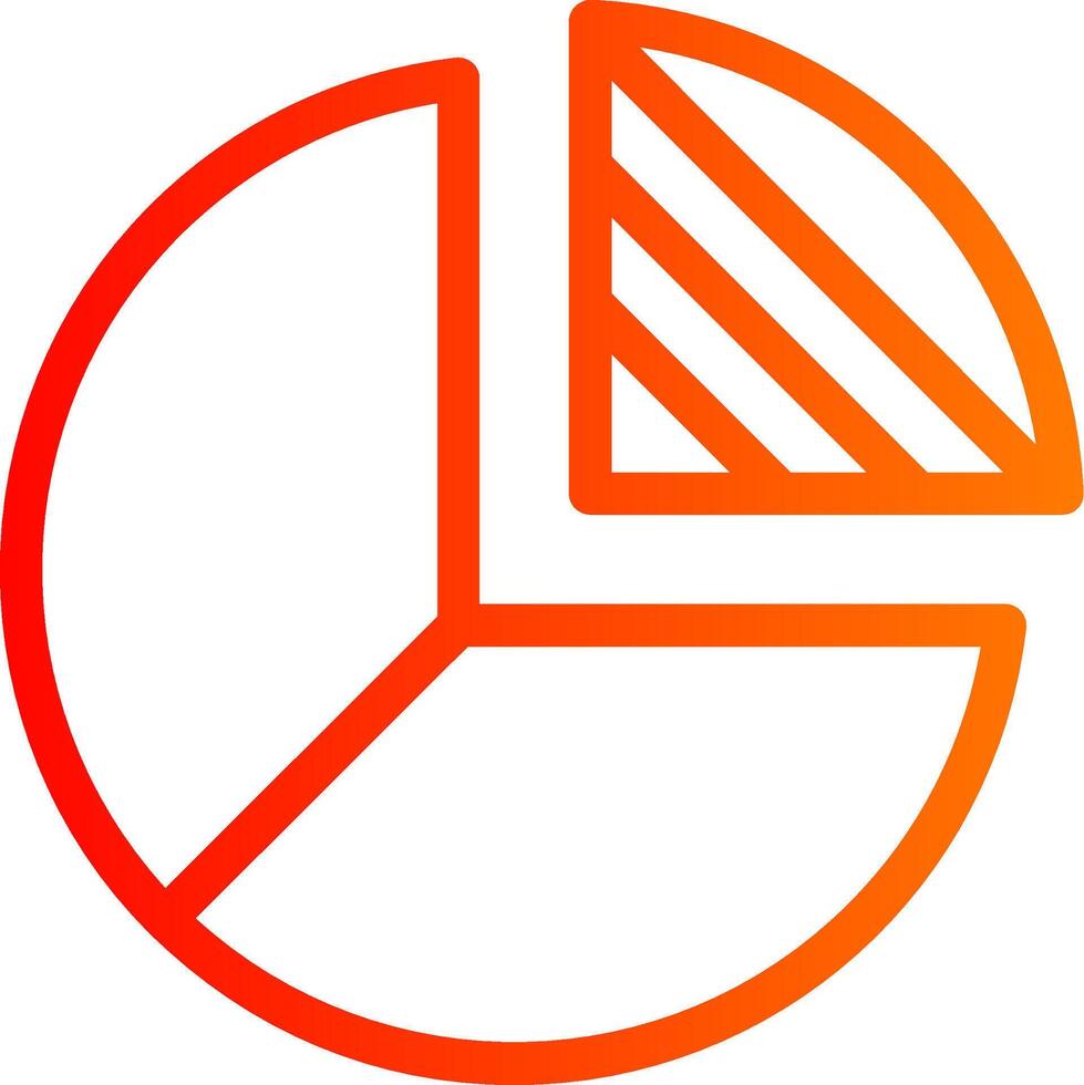 Graph Colorful Icon vector