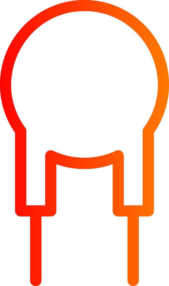 Capacitor Colorful Icon vector