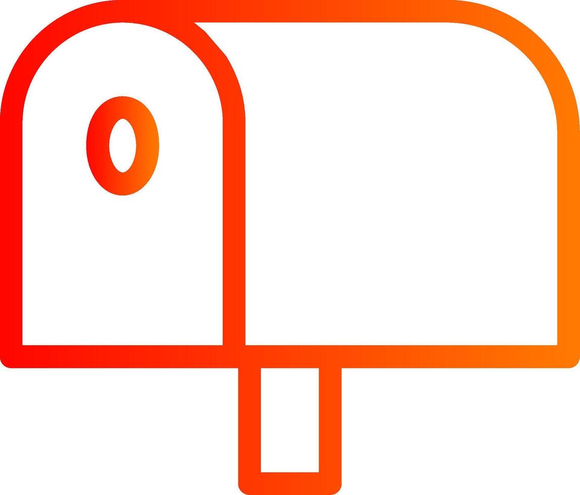 Mailbox Colorful Icon vector
