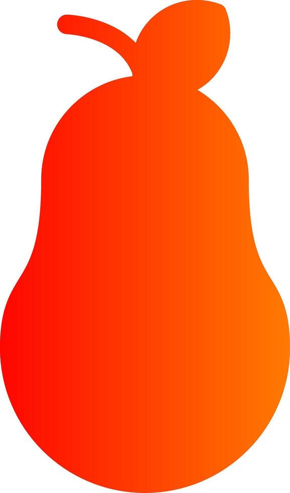 Pear Colorful Icon vector