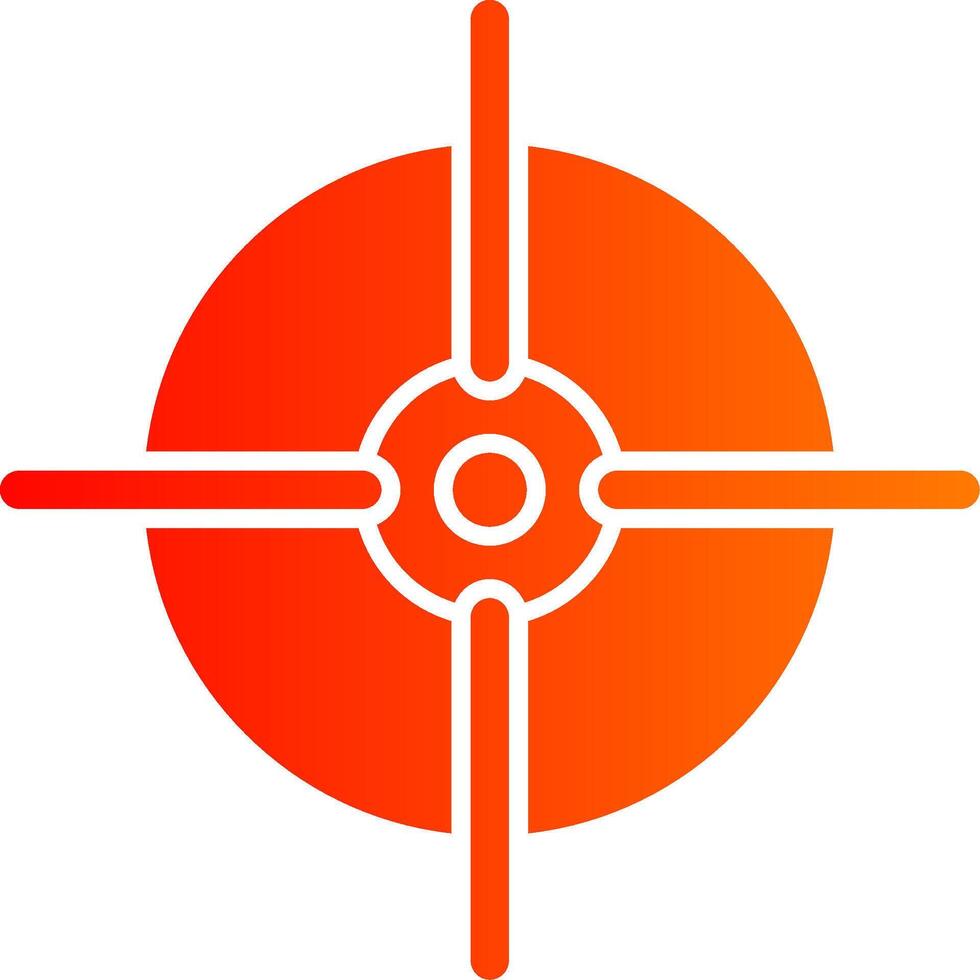 Target Colorful Icon vector