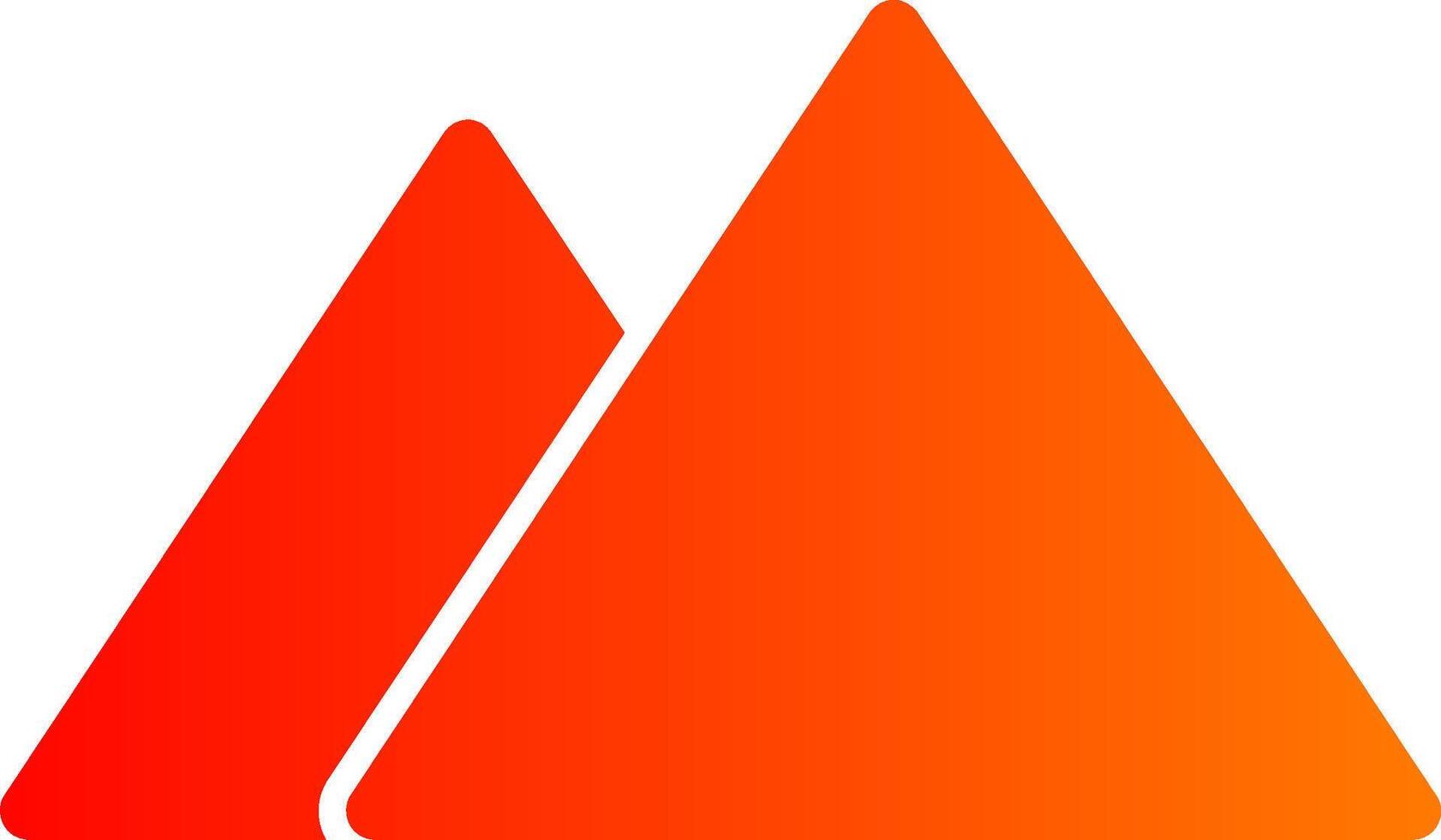 Terrain Colorful Icon vector