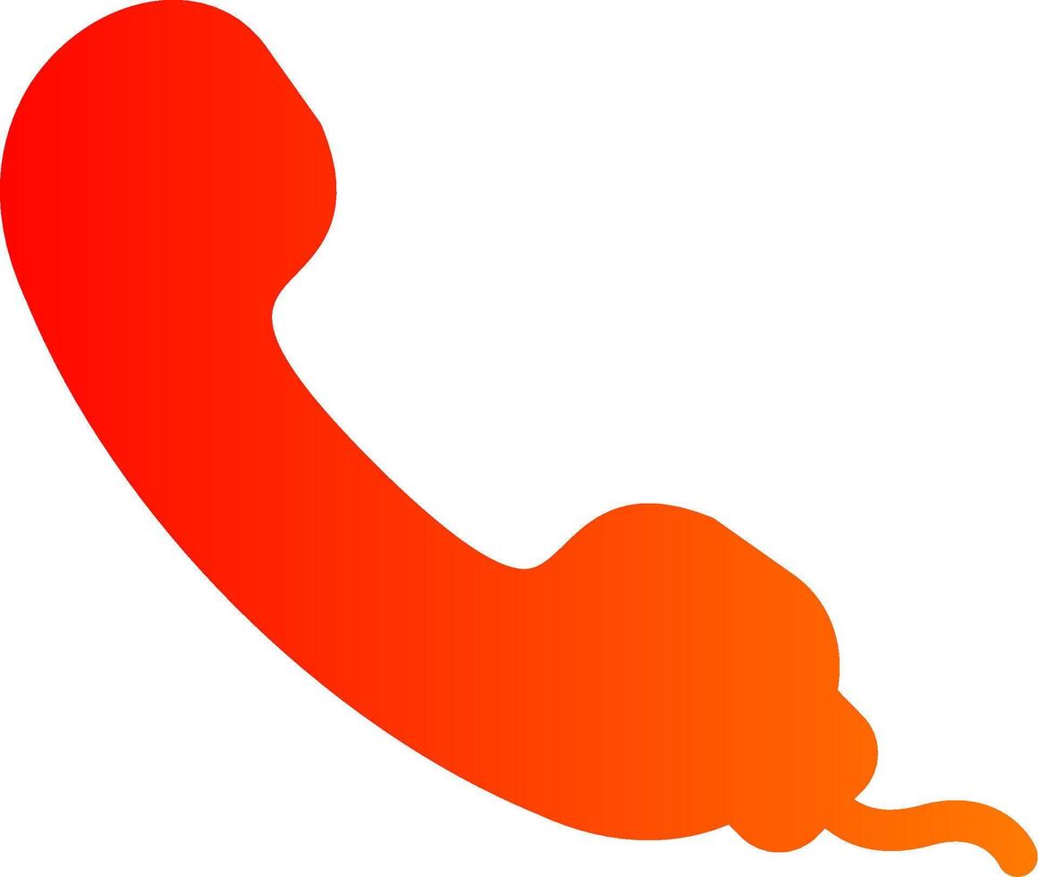 Telephone Colorful Icon vector