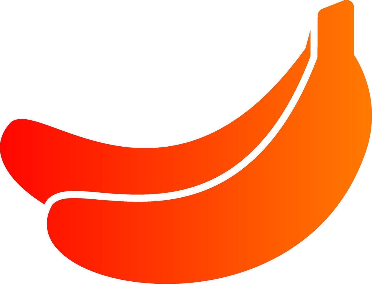 Banana Colorful Icon vector