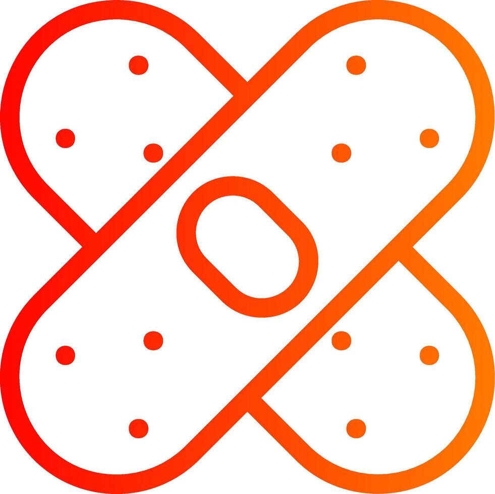 Bandage Colorful Icon vector