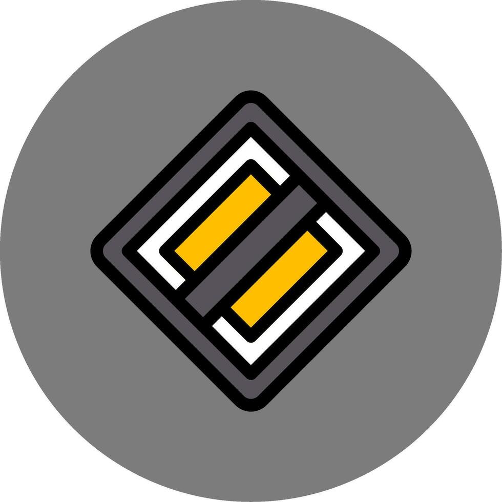 End Of The Priority Colorful Icon vector
