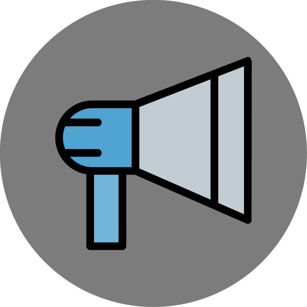 Mega Phone Colorful Icon vector