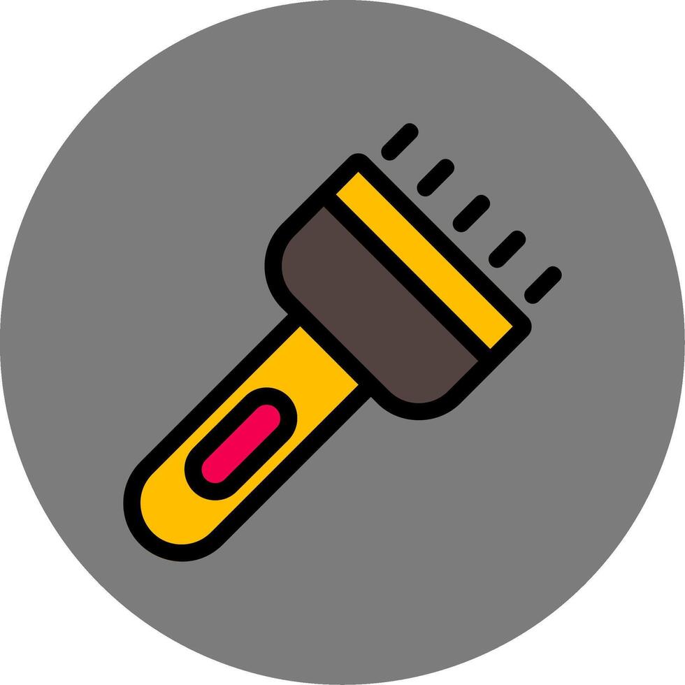 Flash Light Colorful Icon vector