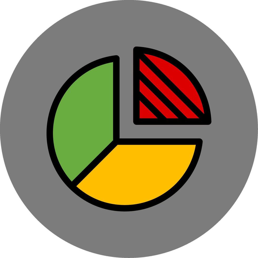 Graph Colorful Icon vector