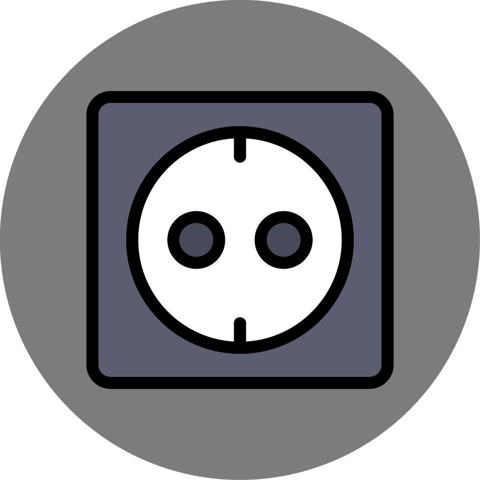Socket Colorful Icon vector