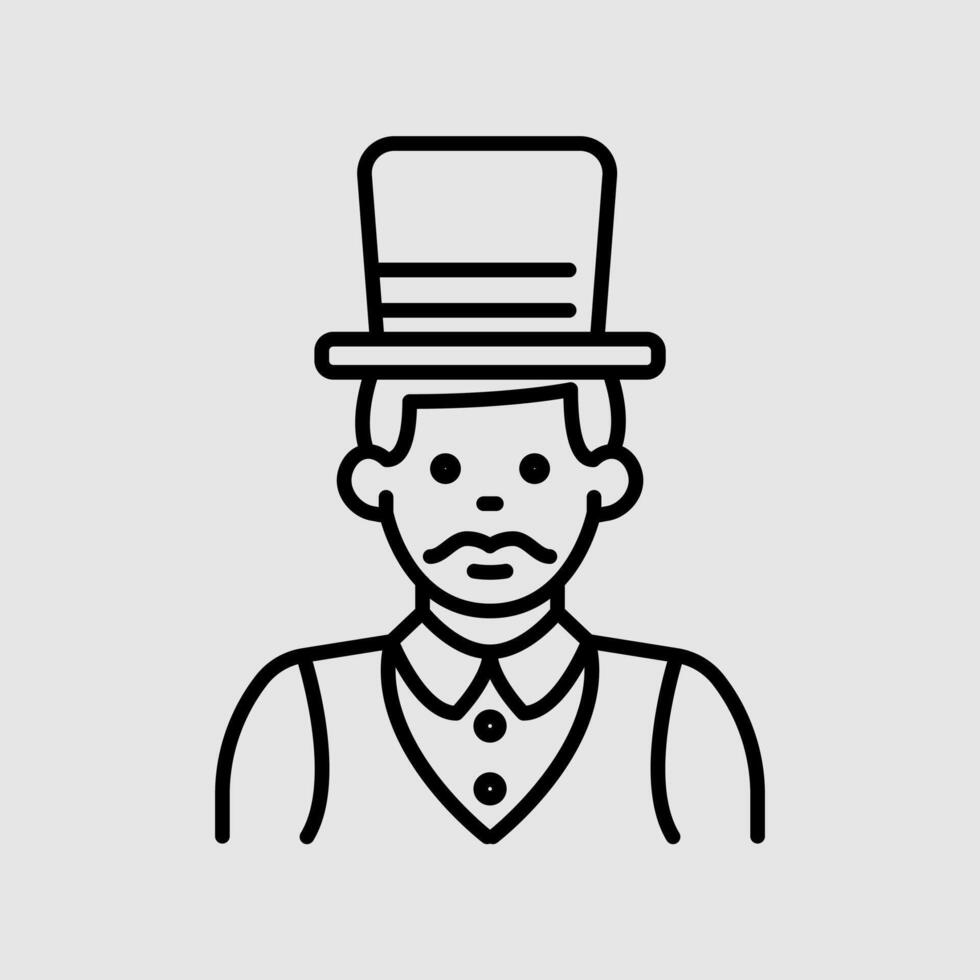Magician Birthday Icon vector