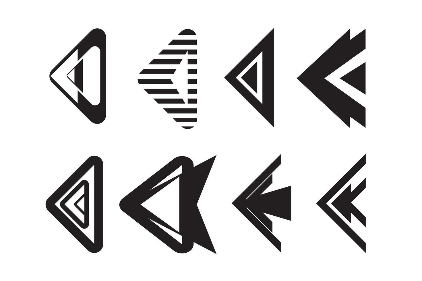 Arrow icon set. Modern simple arrows.eps 10. vector