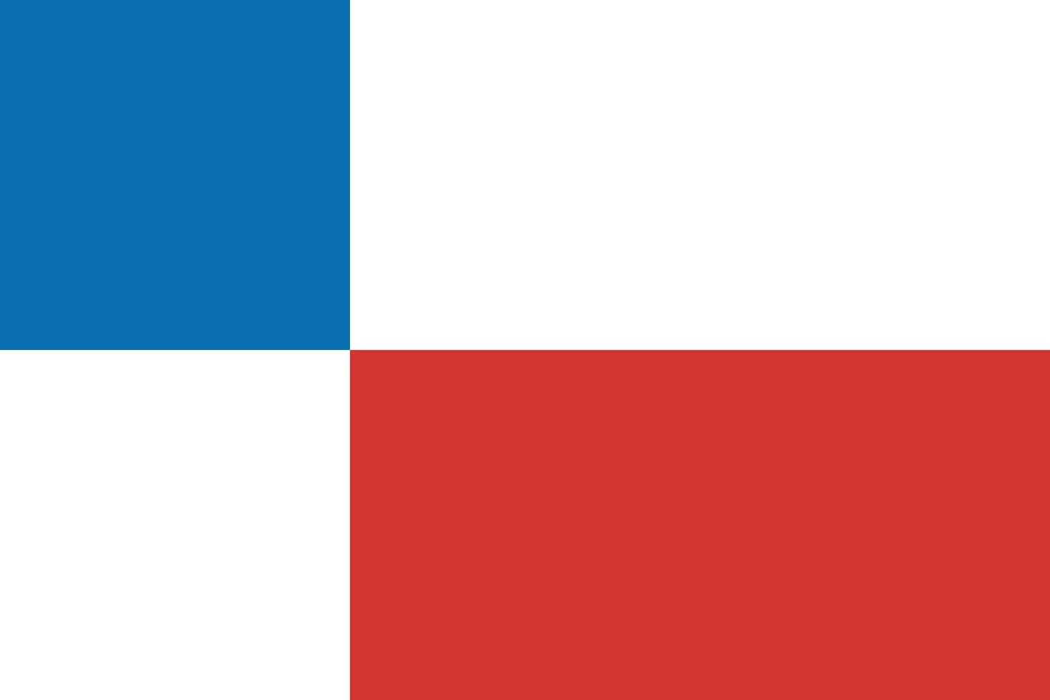 The flag of Banska Bystrica Region, Slovakia vector