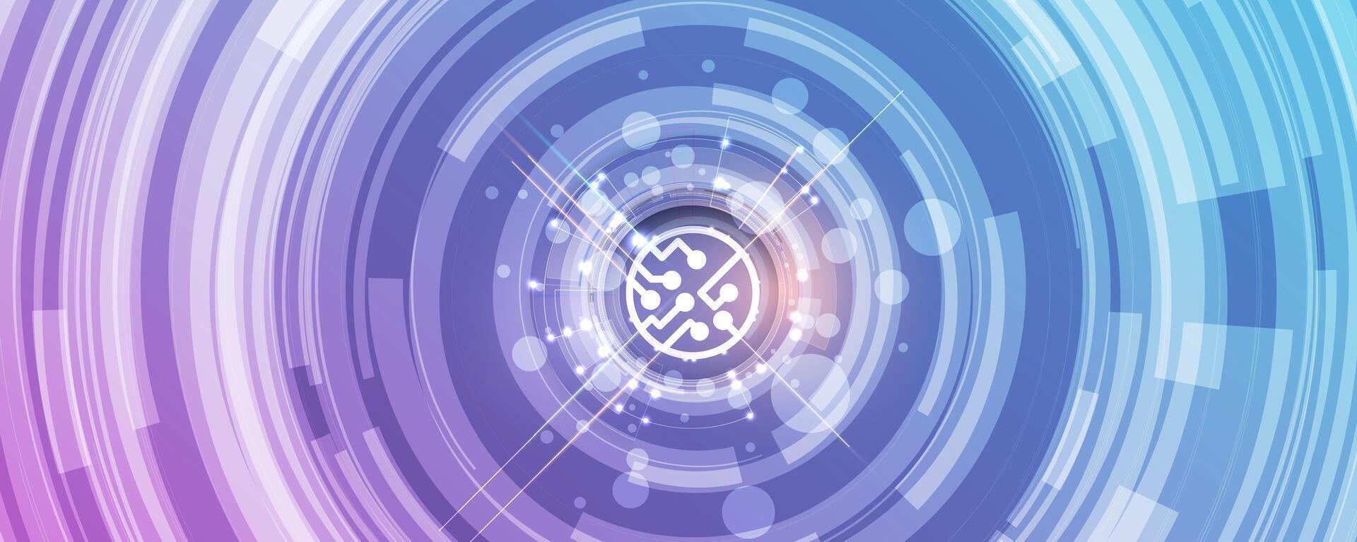 a circular abstract background with a circle in the center vector