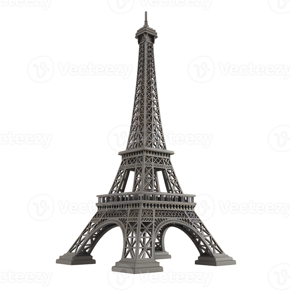 Eiffel Tower on transparent background png