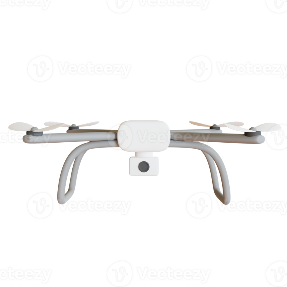 3D Drone Render Cutting-Edge and Compact png