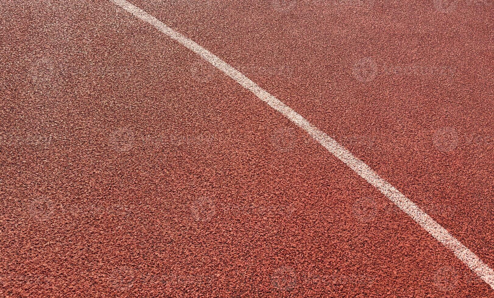 Running track texture background. top view photo
