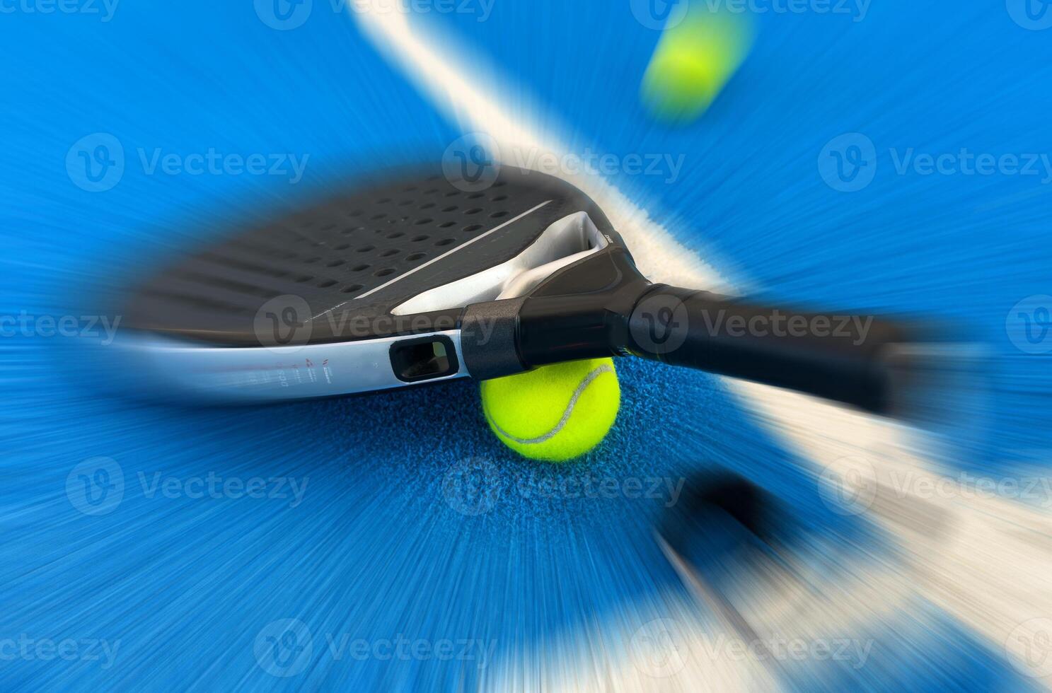 blue paddle tennis court net close up photo
