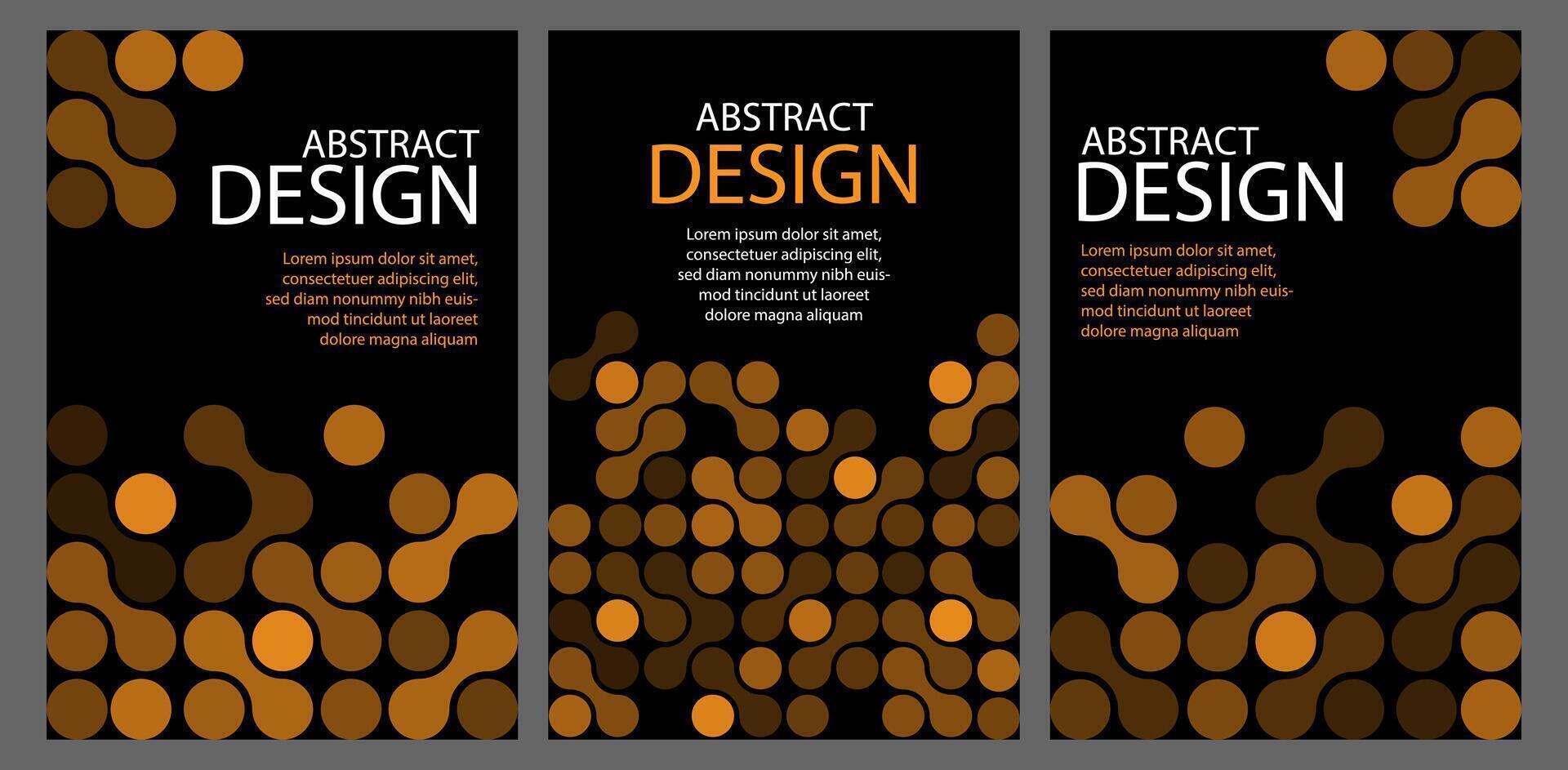Metaball abstract geometric shape, modern minimalist concept for brochure, book cover, poster, flier, banner, card vector