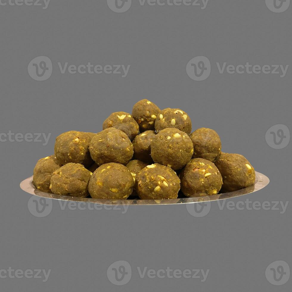 The Traditional Desi Sweets of Bihar Kasaar laddu photo