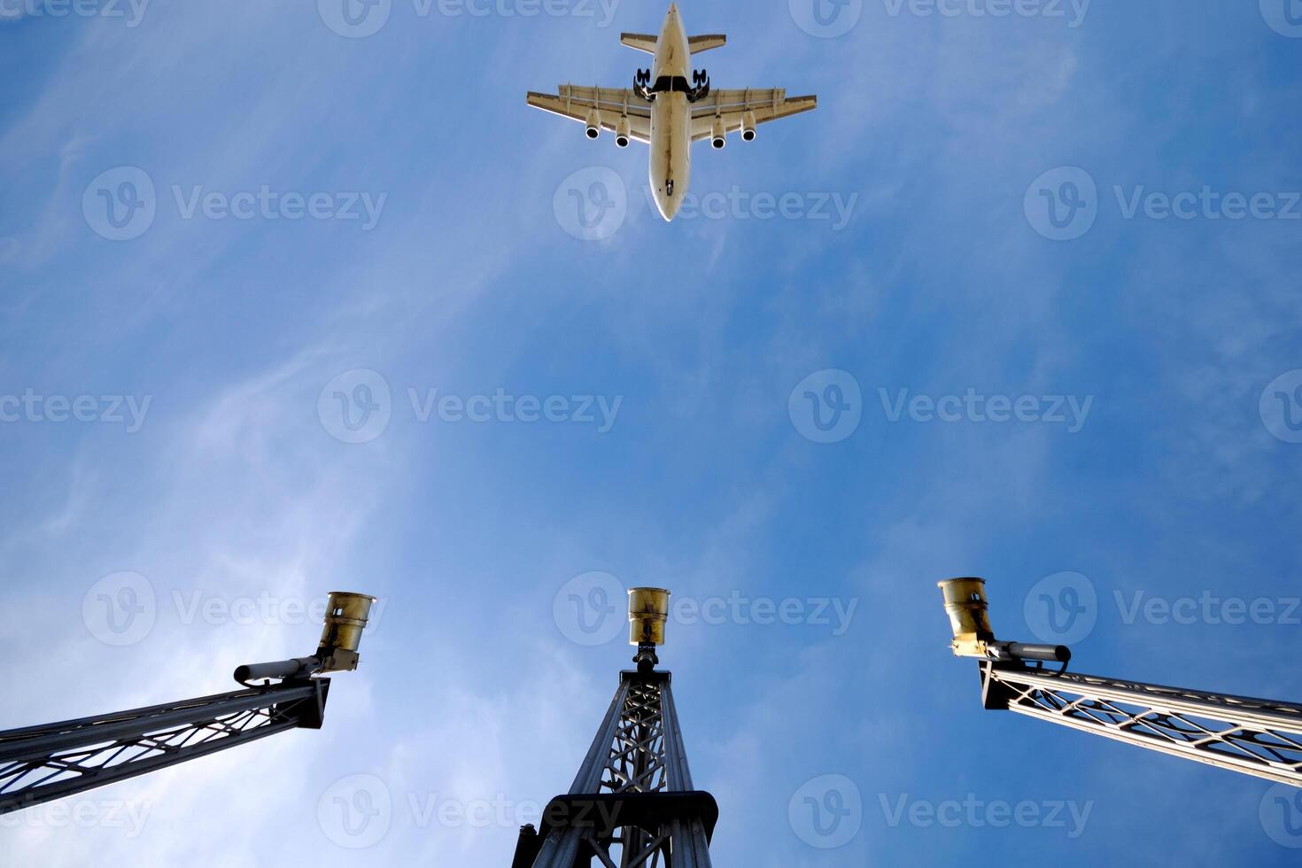 Plane and airport photo