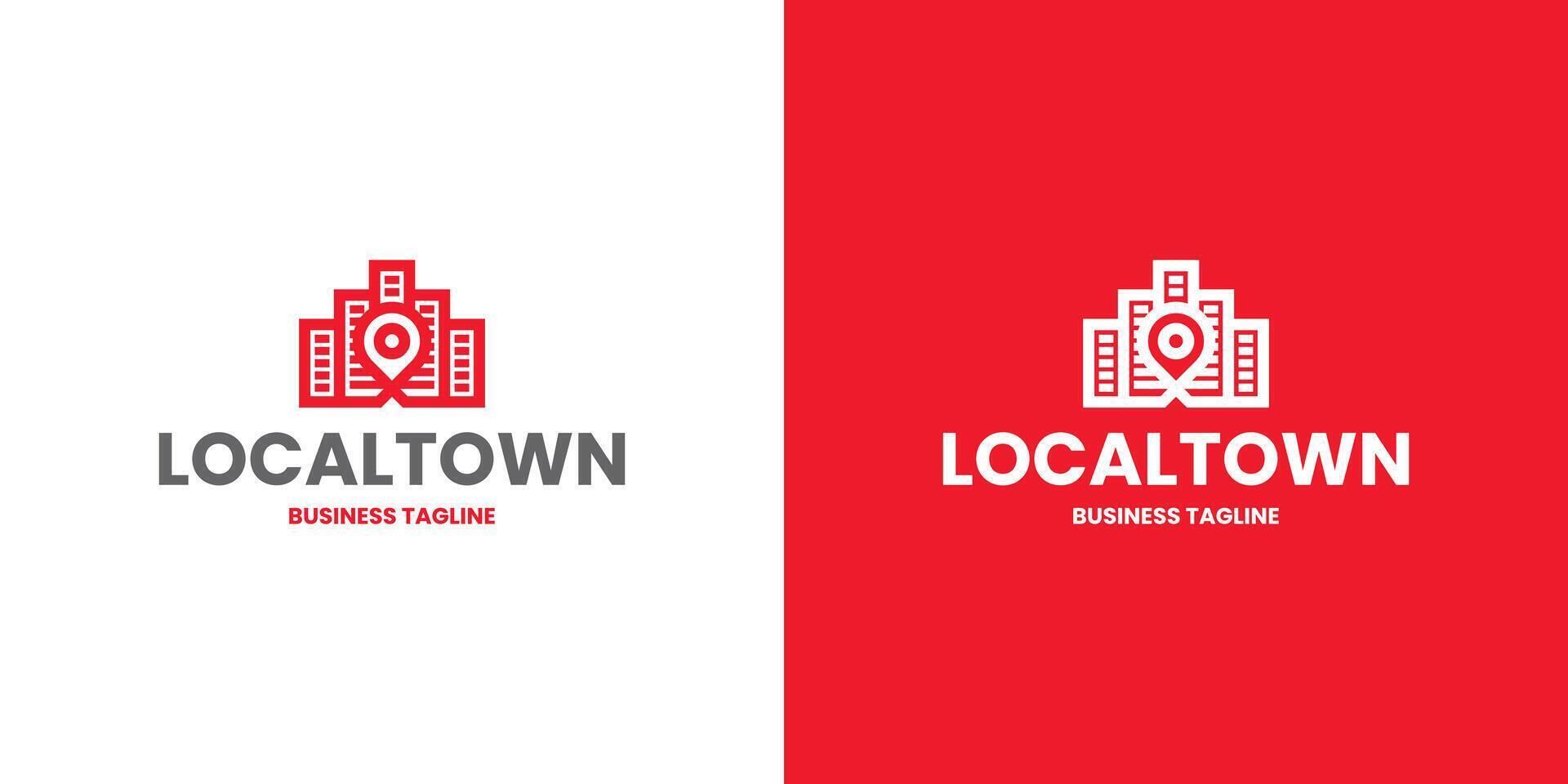 spot city logo design vector