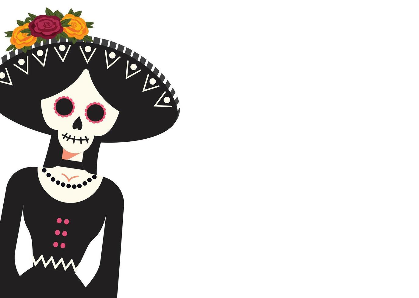 day of the dead wallpaper vector