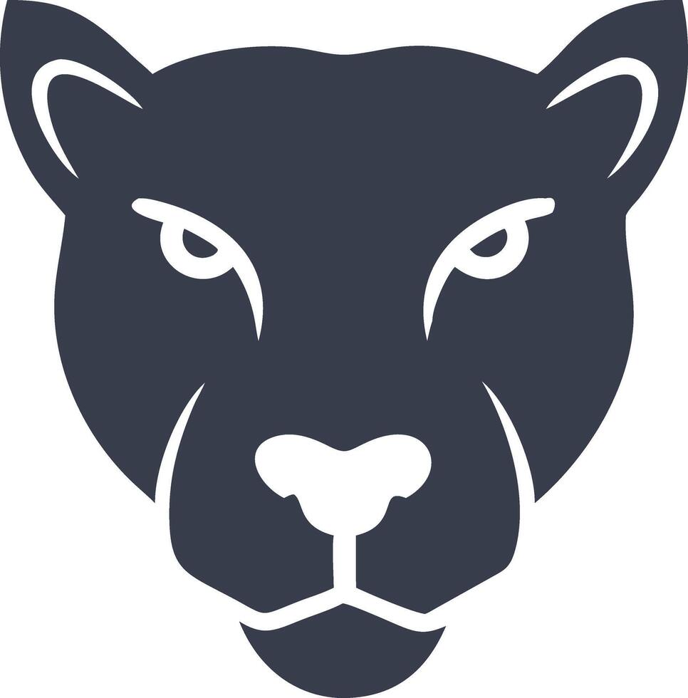 Panther icon, color graphic, Panther logo , animal of Panther head illustration design. vector