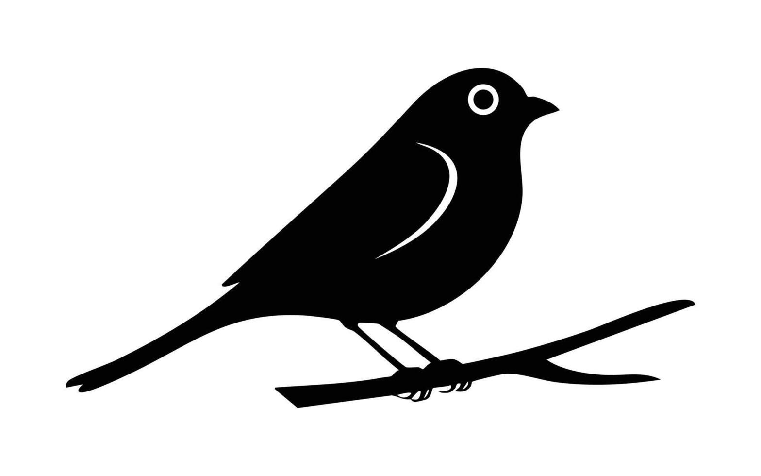 Love bird, black bird silhouettes. elements for design. vector
