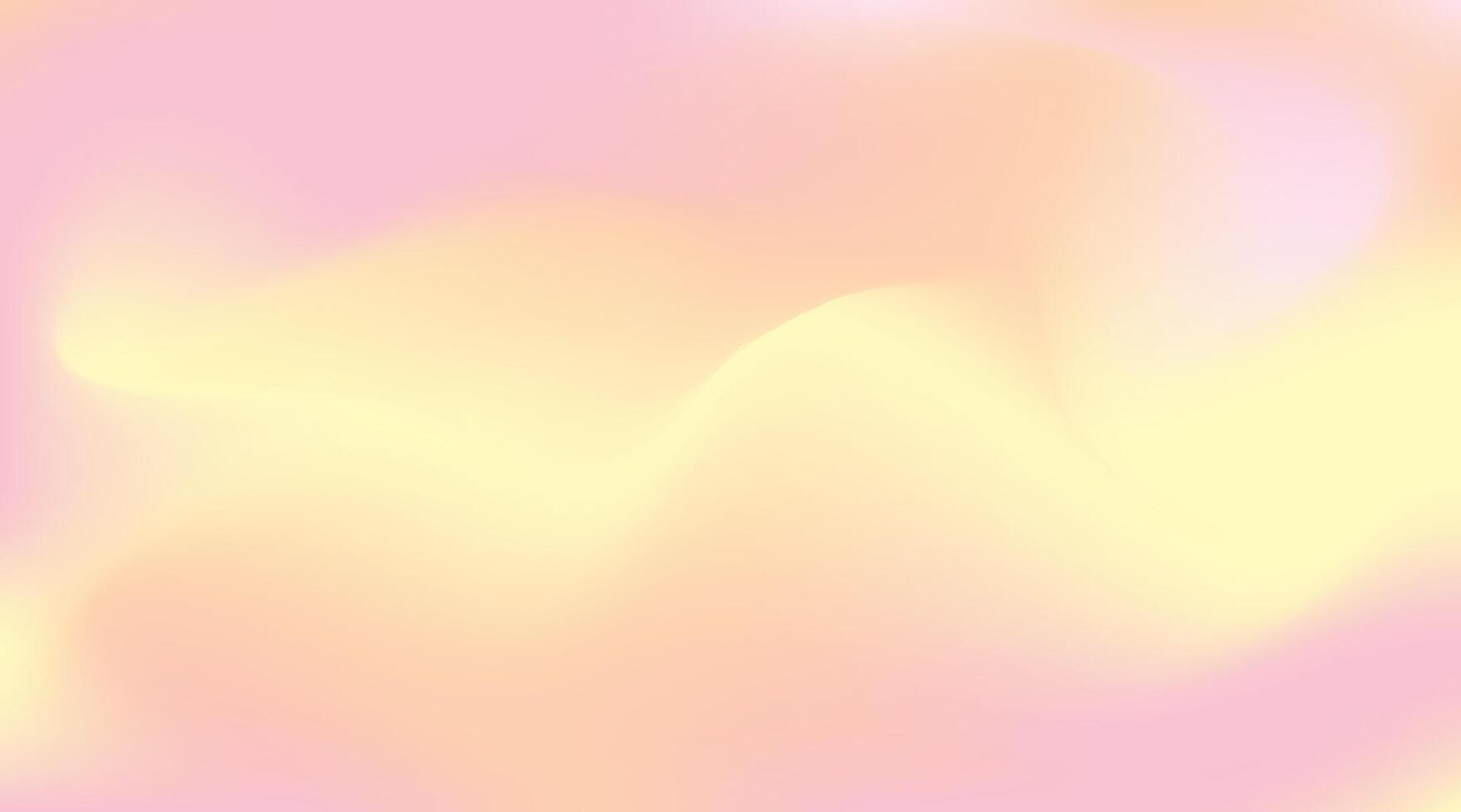 Pastel gradient background. Minimalist sky gradient with pastel pinks and yellows. Subtle summer tones create a serene and airy design. vector