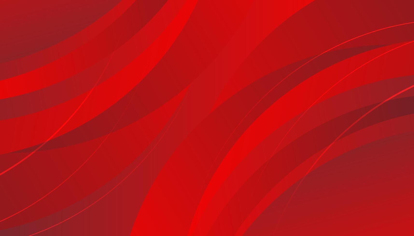 Abstract Red Wave Background Design vector