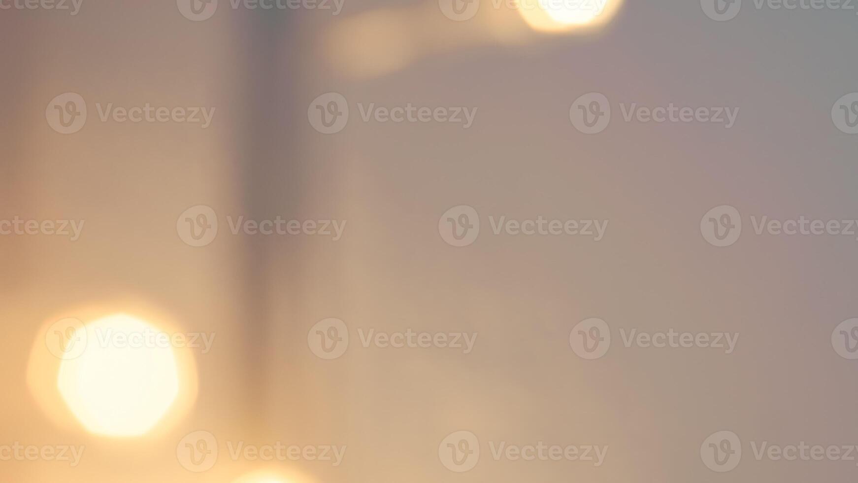 Golden bokeh lights with a soft and elegant glow, perfect for holiday celebrations photo