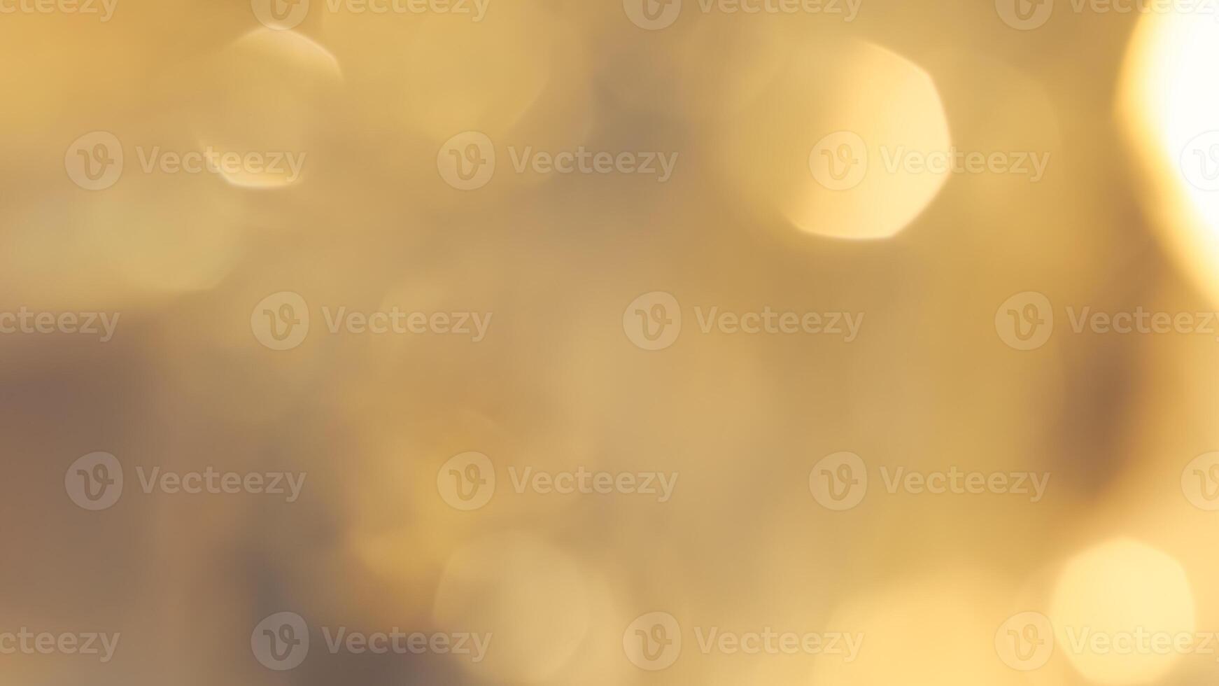 Vibrant festive golden bokeh with sparkling lights and a warm holiday glow photo
