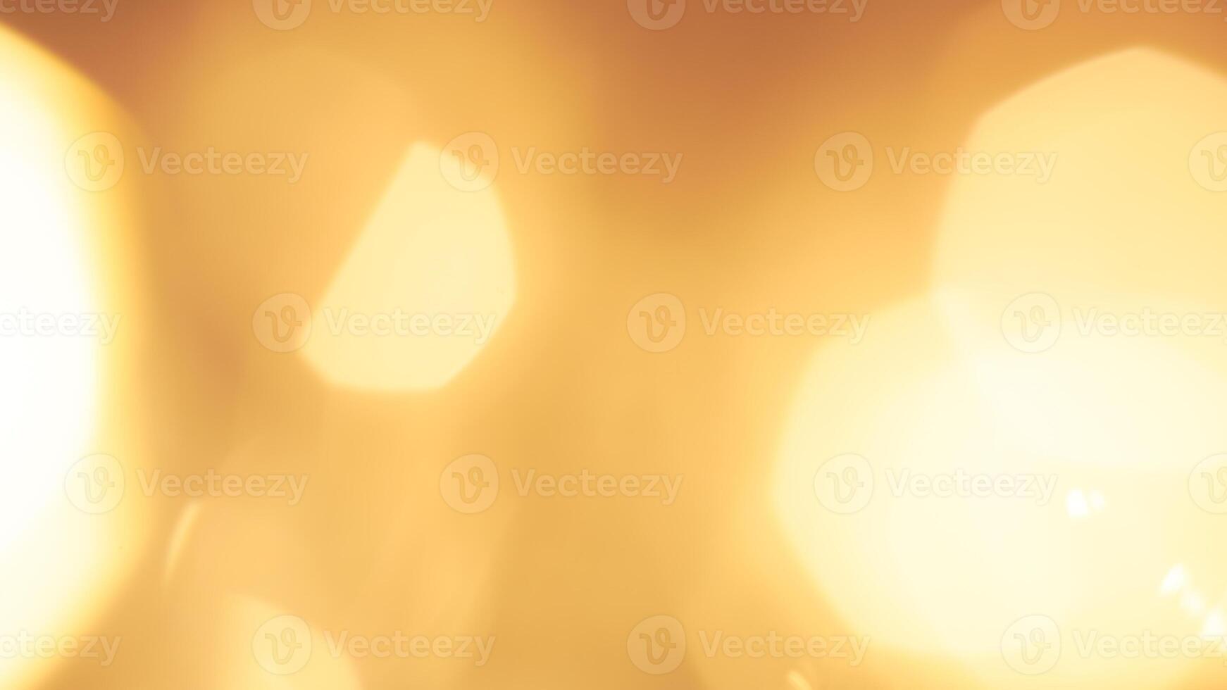 Golden bokeh festive lights with a soft, warm glow creating a cheerful atmosphere photo
