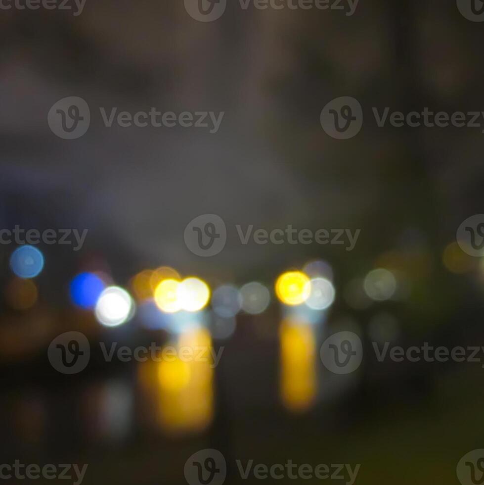 Bokeh lights. Festive background overlay. photo