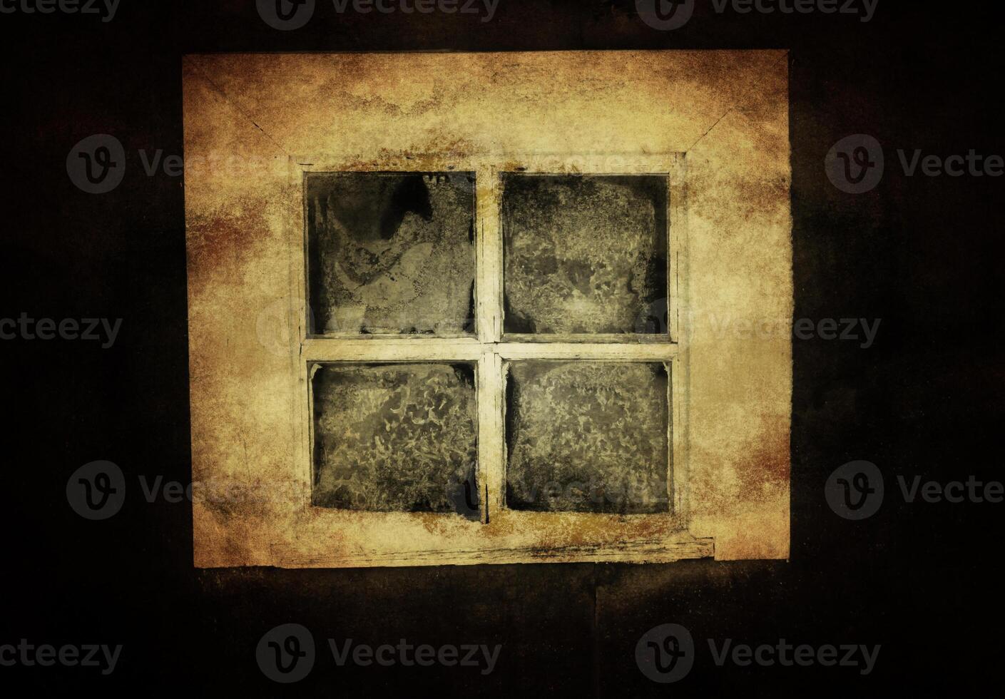 Vintage rural window photo