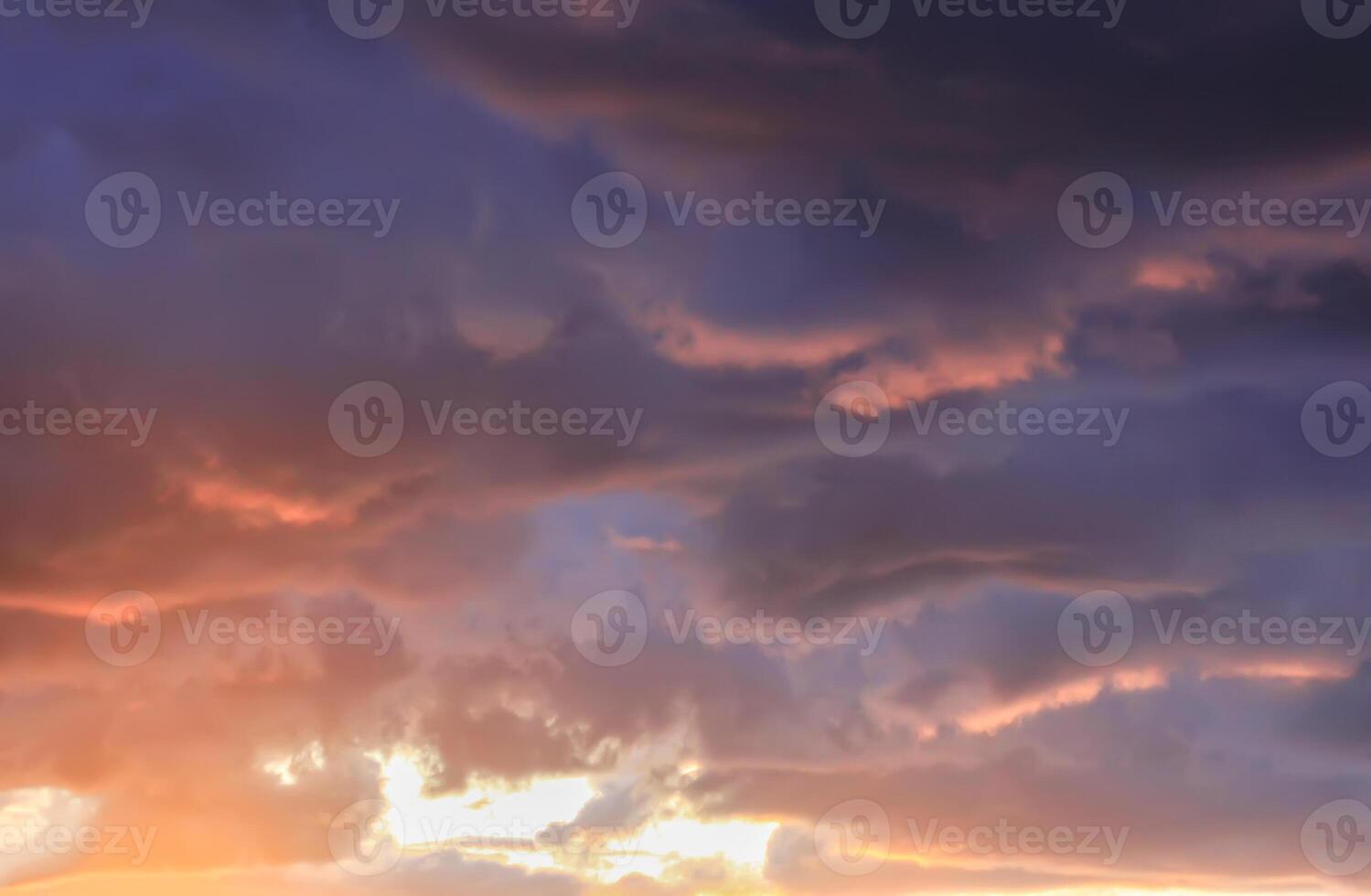 Sunset sky background. photo
