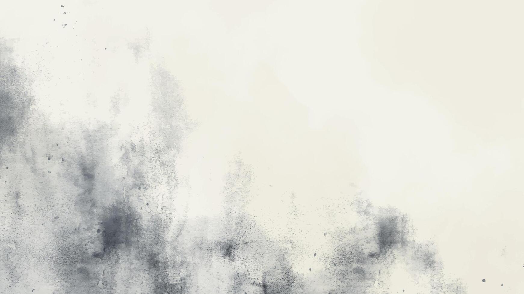 Abstract horizontal watercolor background. Brush stroked painting pastel beige blue grey color watercolour backdrop. Hand drawn texture. vector