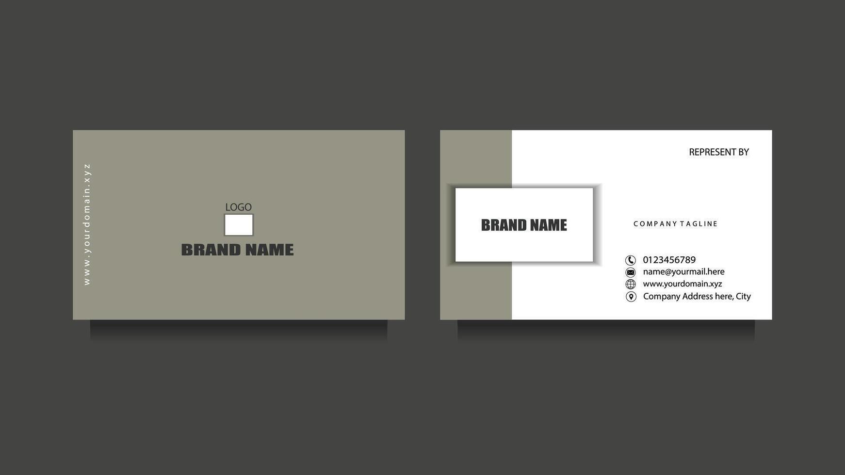 Business Card Design for Professionals vector
