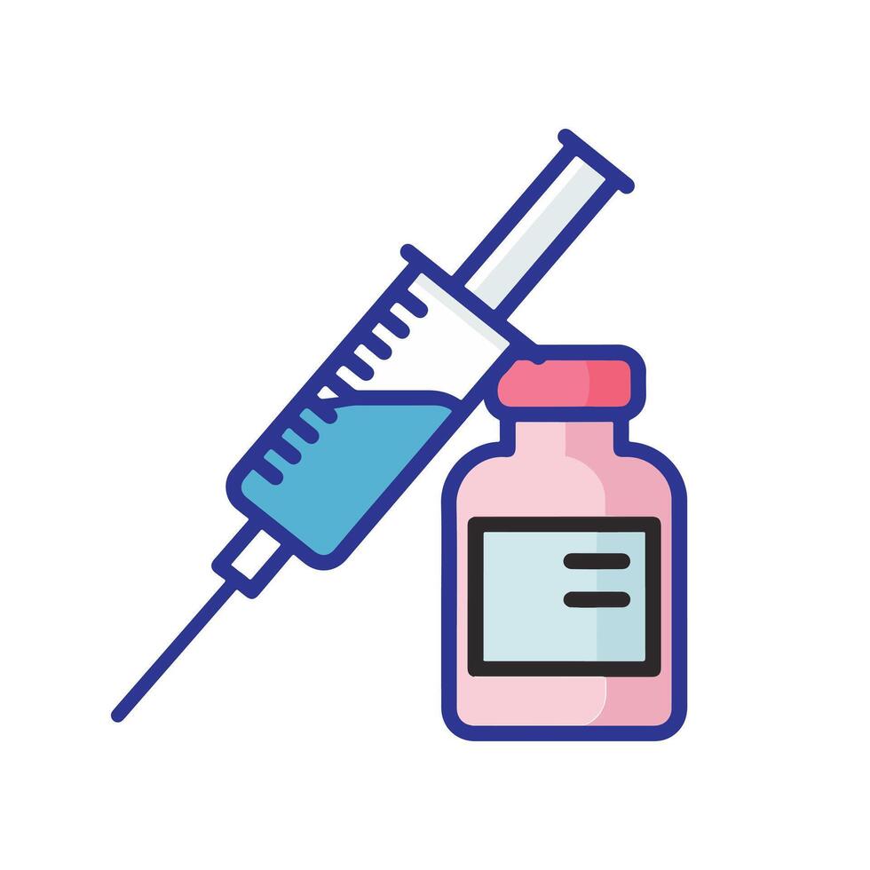 Syringe icon free download vector