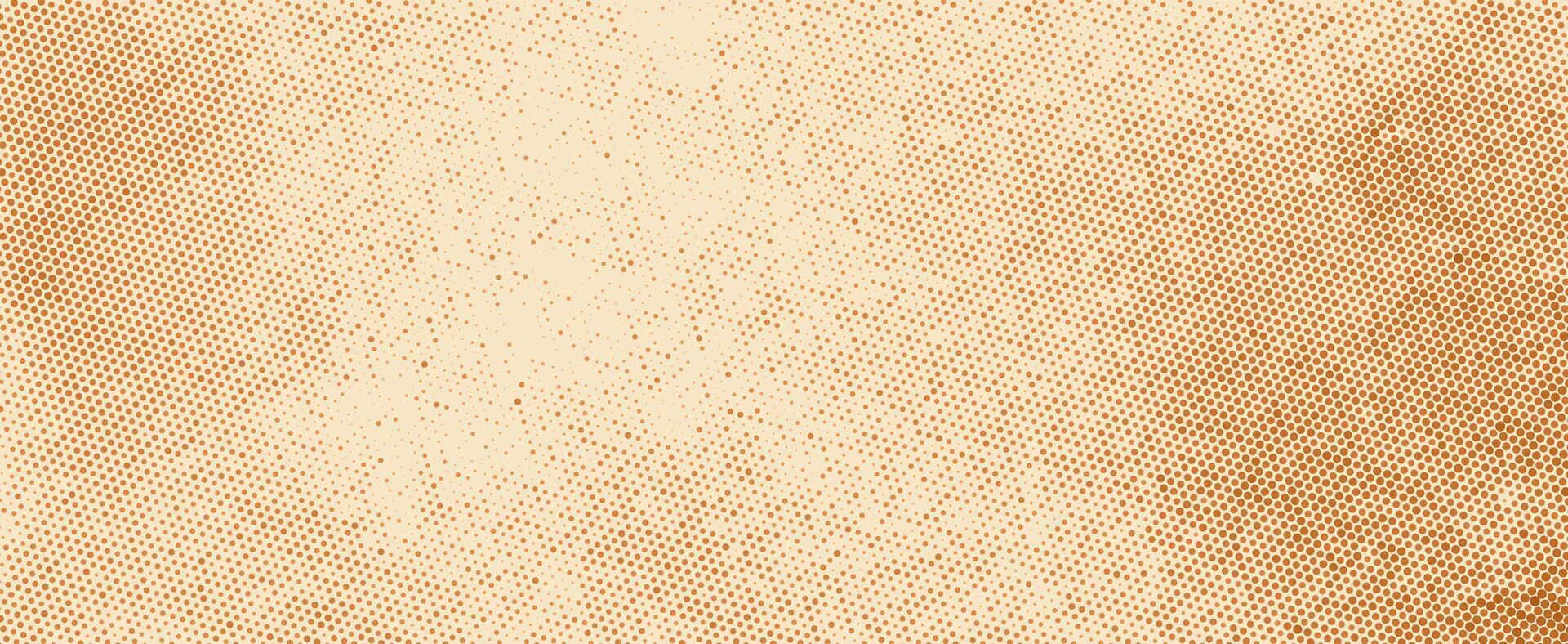 Beige textured background with a subtle halftone effect vector