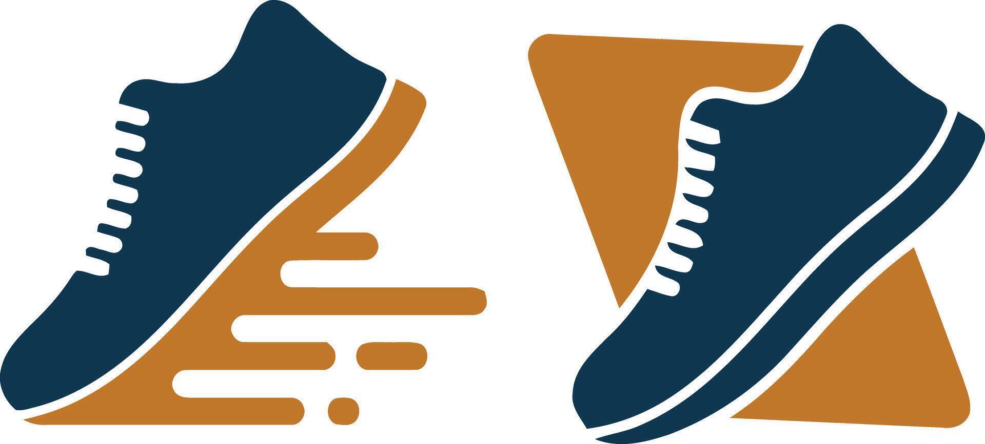 shoe logo and icon design template vector