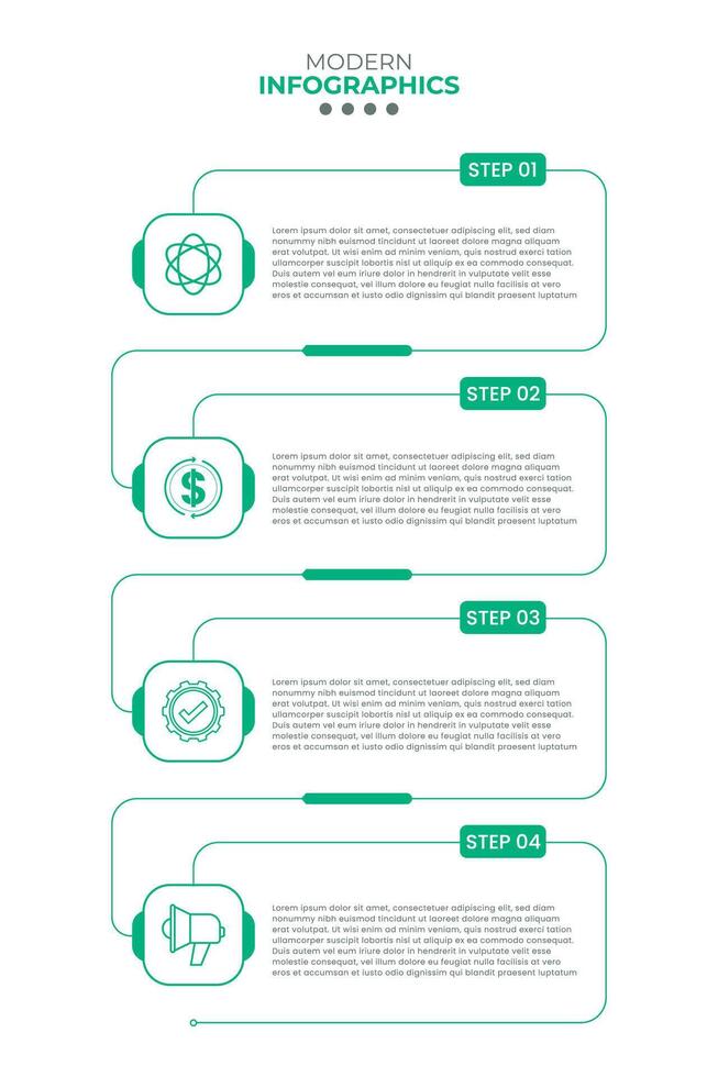 Step 1 Brainstorming. Step 2 Research. Step 3 Outline. Step 4 Draft vector