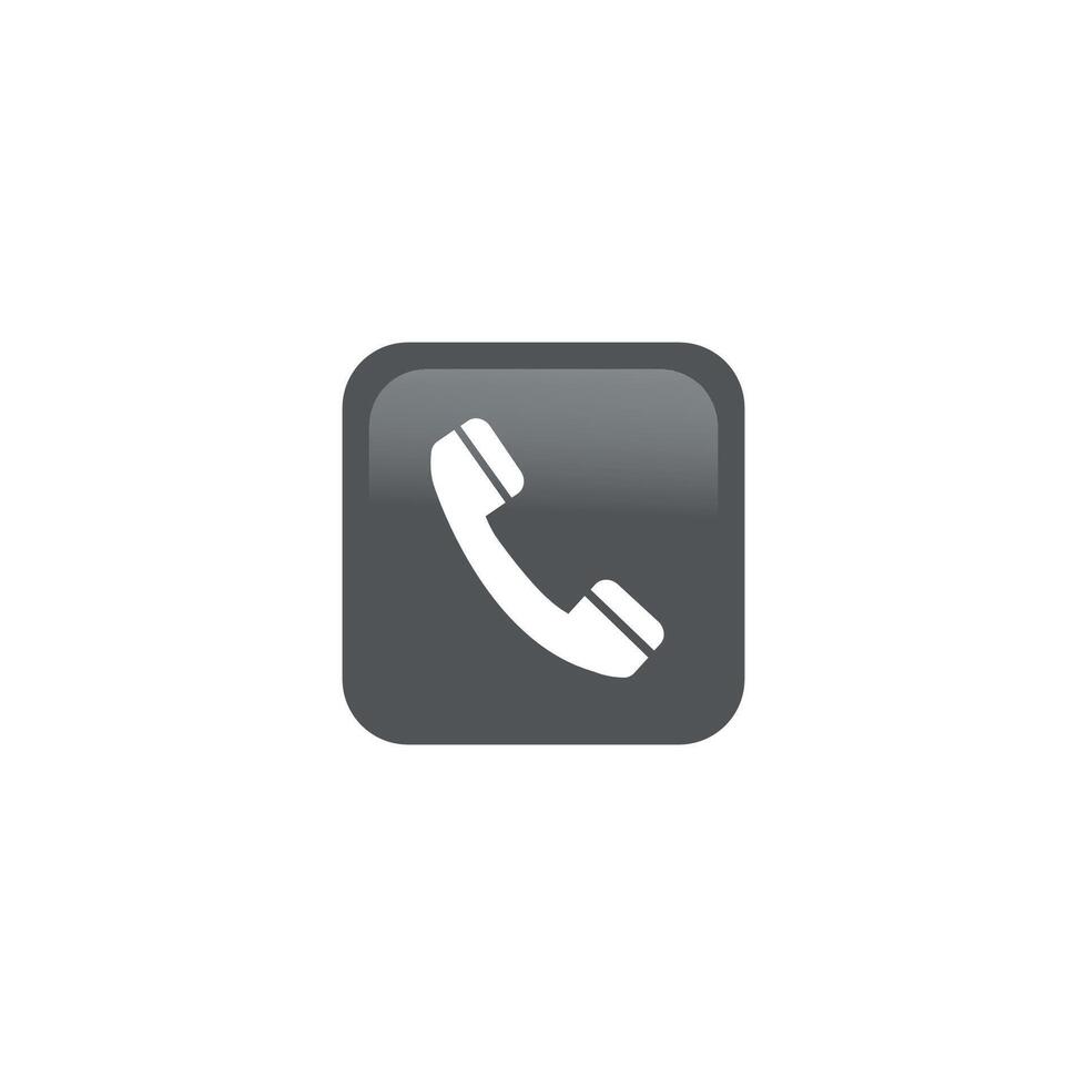 design of button phone symbol. vector