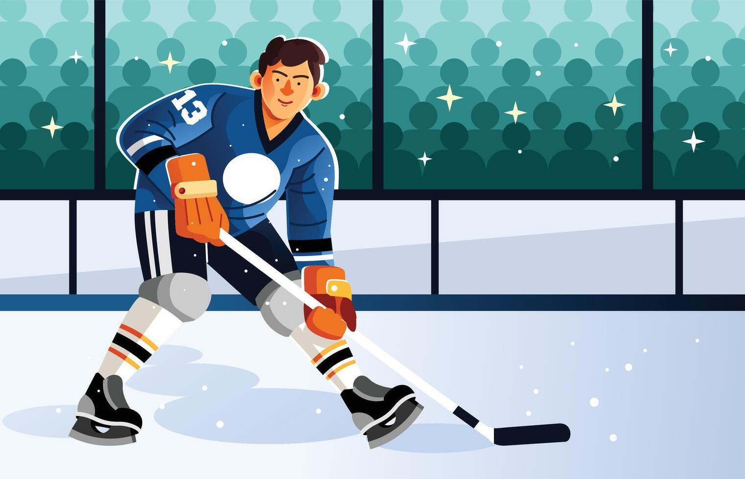 Ice Hockey Illustration vector